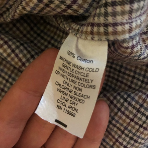 Multi coloured Micro plaid shirt - Picture 5 of 5